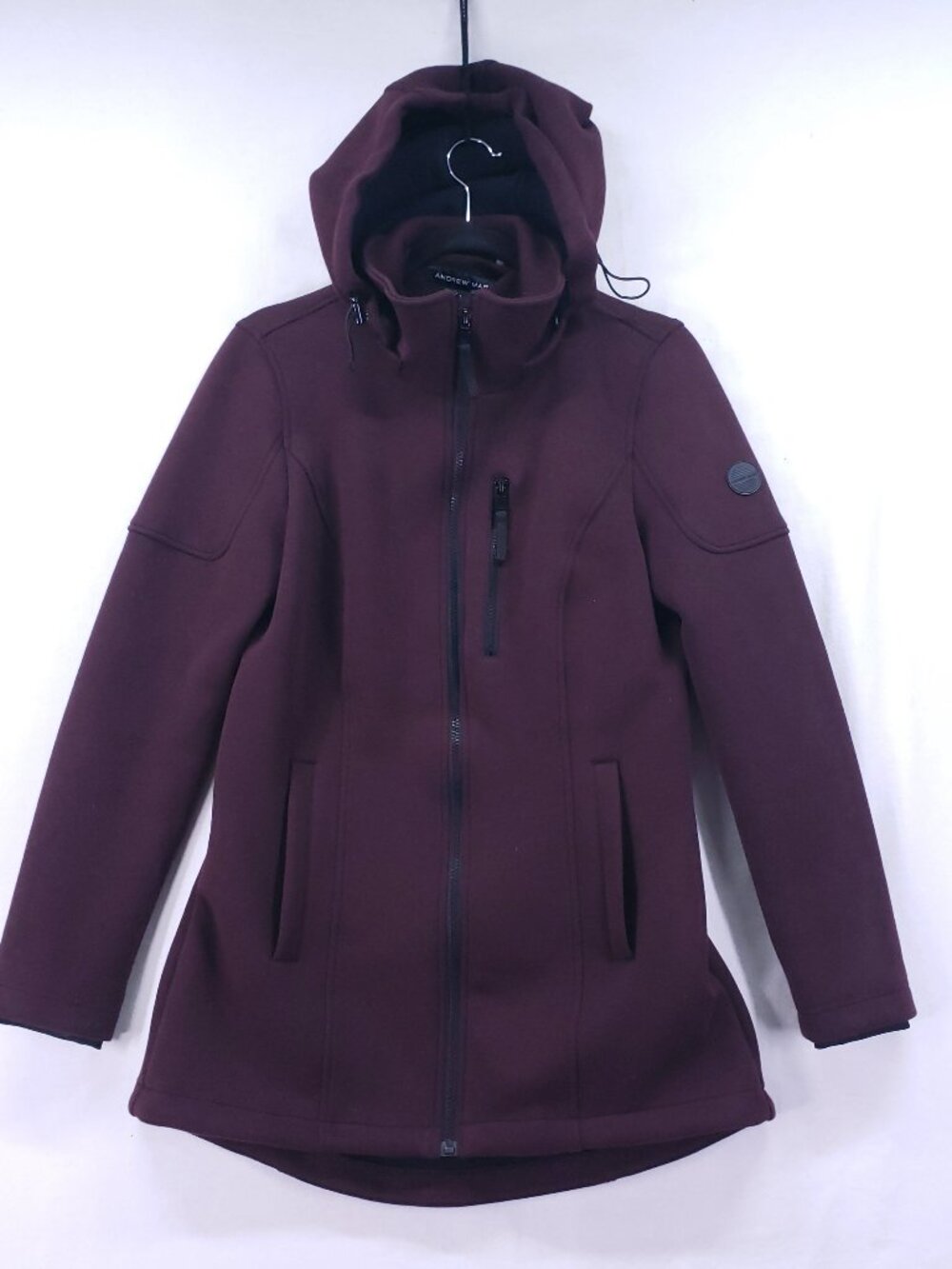 Andrew Marc Women's Softshell Scuba Performance Jacket Small Outdoor Sporty Zip